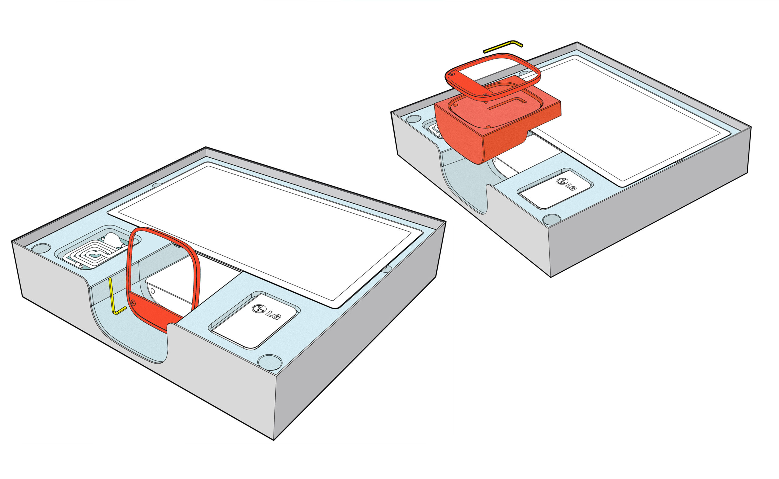 R+LGE packaging
